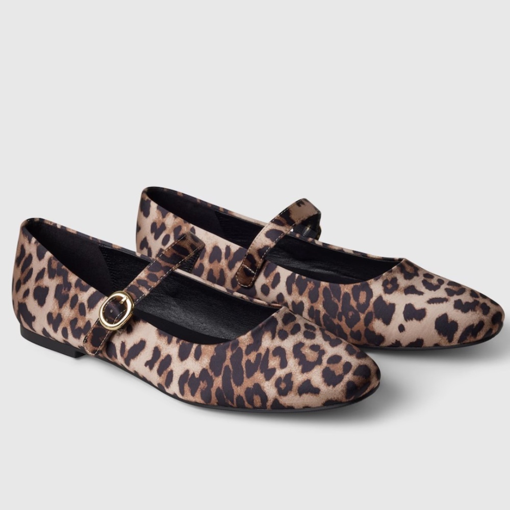 Gap Leopard Ballet Flats Size 8